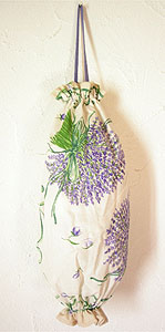 Plastic bags stocker bag (Lavender. raw) - Click Image to Close